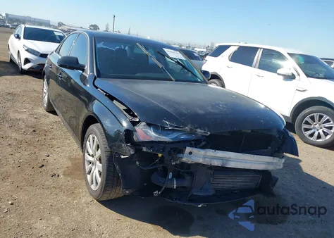 2012 Audi A4 2.0T Premium z USA, uszkodzony, nr VIN WAUAFAFL9CN001274